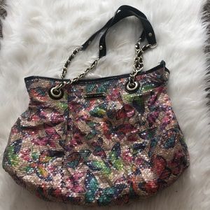 Beautiful Betsey Johnson butterfly purse